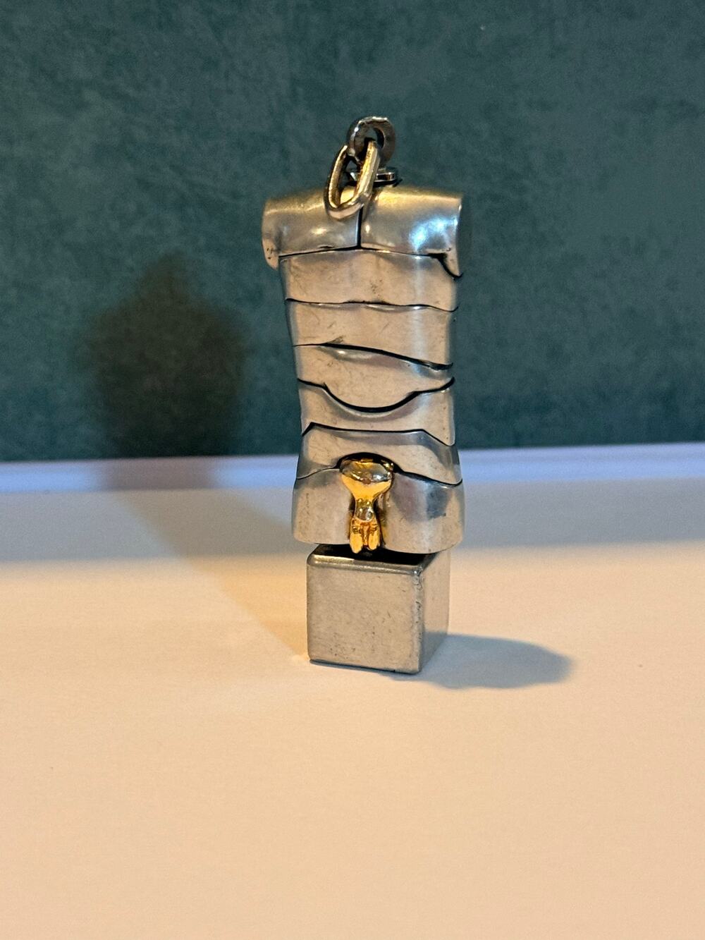 Vintage Miguel Berrocal Micro David-Off Opus 120 Puzzle Pendant Mini Sculpture